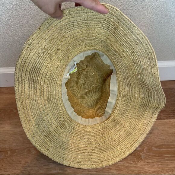 O’Neill 100% Paper Straw Boho Summer Packable Hat - Picture 7 of 10